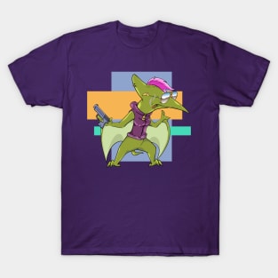 Punk rock unicorn bird T-Shirt